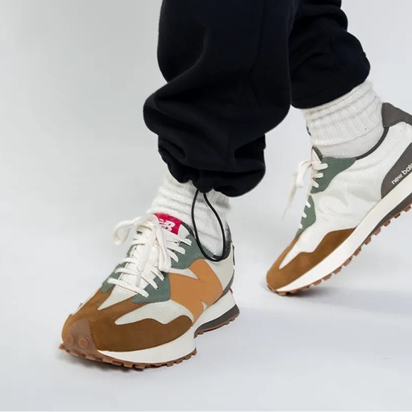 New Balance Other - New Balance 327 Winter Wheat Brown Green